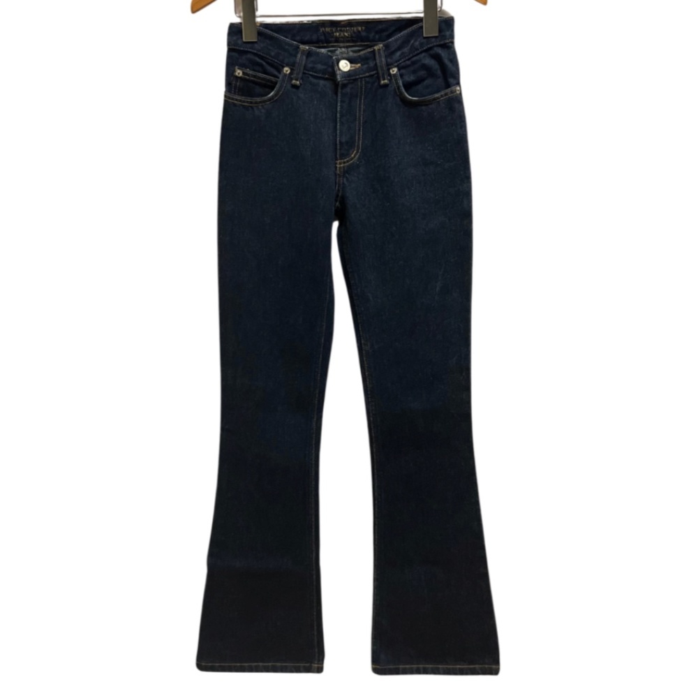 Juicy Couture Women’s Low Rise Dark Denim Boot Cut Jeans Pants - Picture 1 of 9